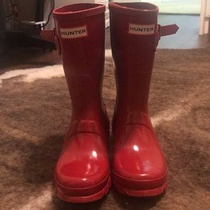 Red Hunter Rainboots